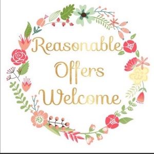 Reasonable Offers Welcome ☺️